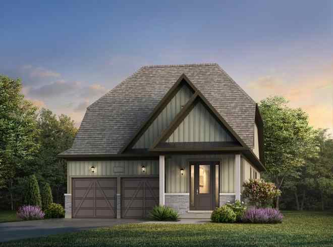 Ashford with Loft elevation — artist's concept