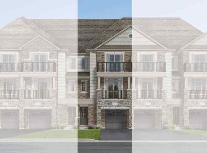 Village townhome elevation