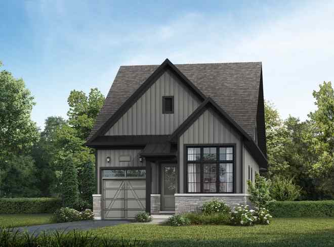 Rosewood with Loft elevation — artist's concept